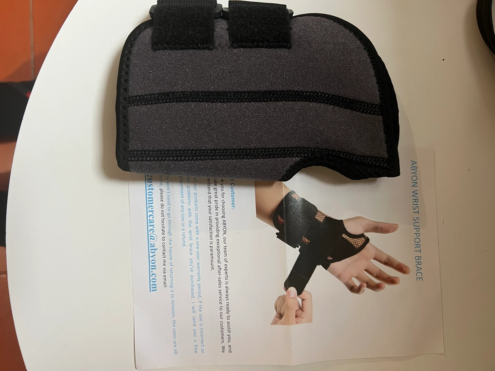 Suporte de pulso ajustavel